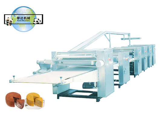 خط تولید کیک Tiramisu در روسیه تجهیزات تولید کیک Tiramisu / دستگاه پردازش کیک